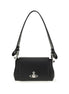 Vivienne Westwood Black Polyurethane Shoulder Bag