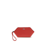 Ganni Multicolor Recycled Leather Clutch Bag