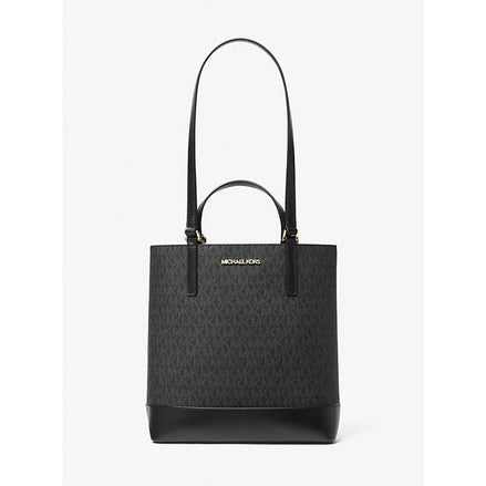 Μαύρη Δερμάτινη Τσάντα Ώμου Michael Kors