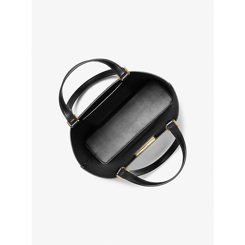 Michael Kors Black Leather Shoulder Bag