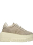 Casadei Beige Leather Chunky Sneakers