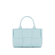 Bottega Veneta Blue Lamb Leather Tote Bag