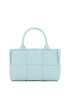 Bottega Veneta Blue Lamb Leather Tote Bag