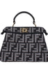 Fendi Black Fabric Handbag