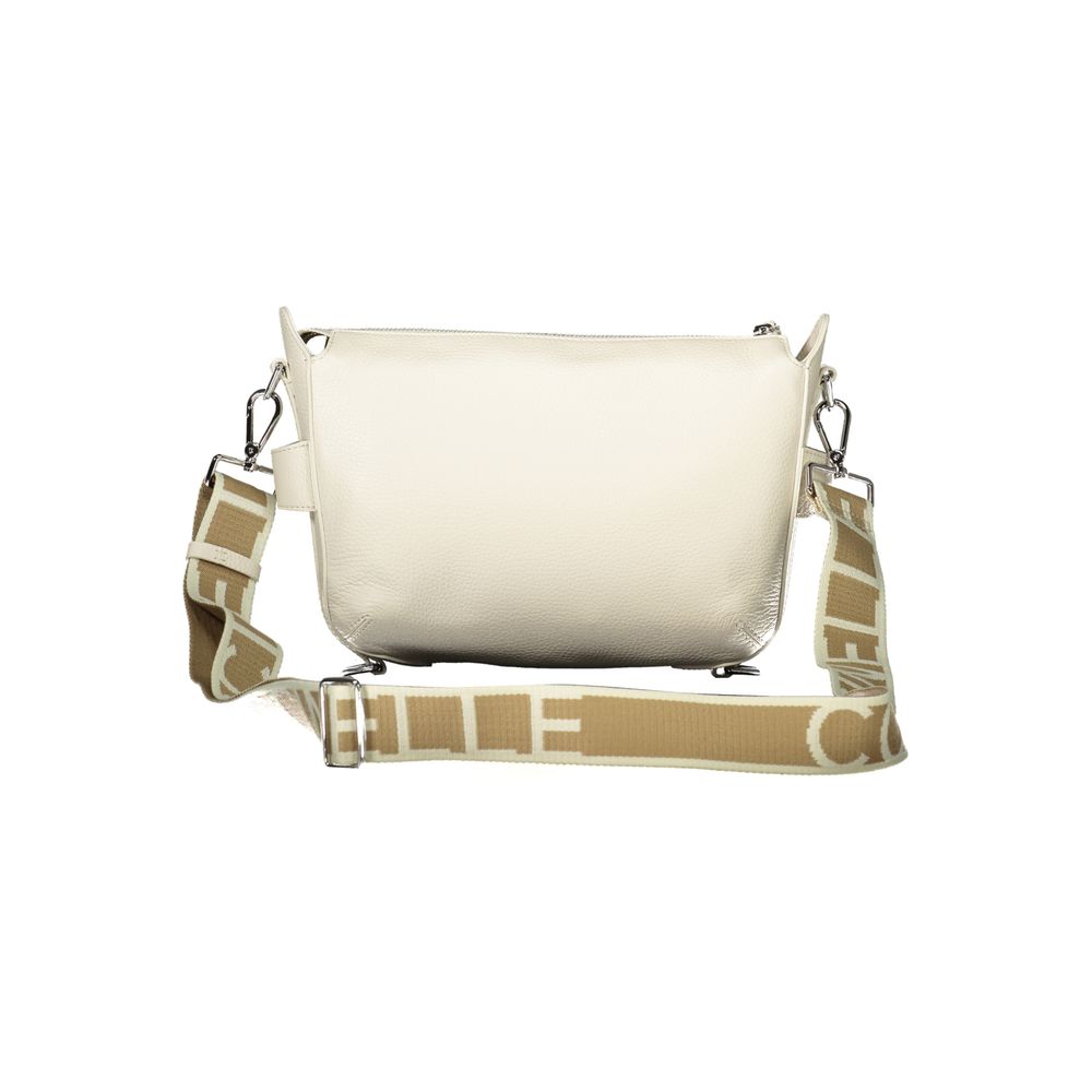 Coccinelle Bianco Leather Women Handbag