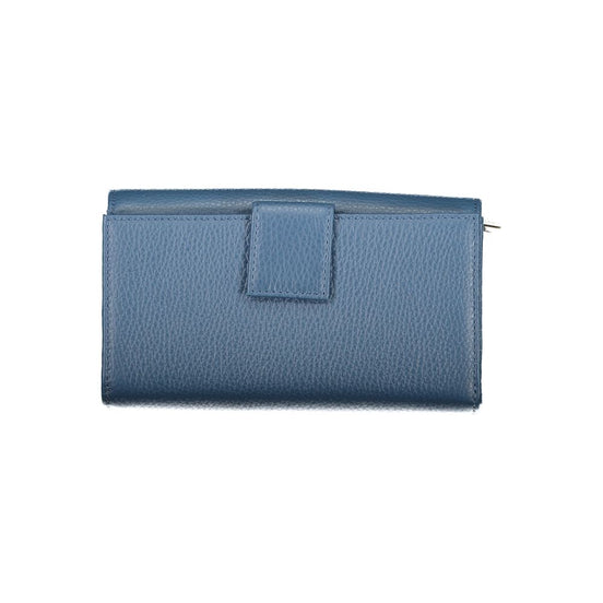 Γυναικείο πορτοφόλι Coccinelle Blue από δέρμα