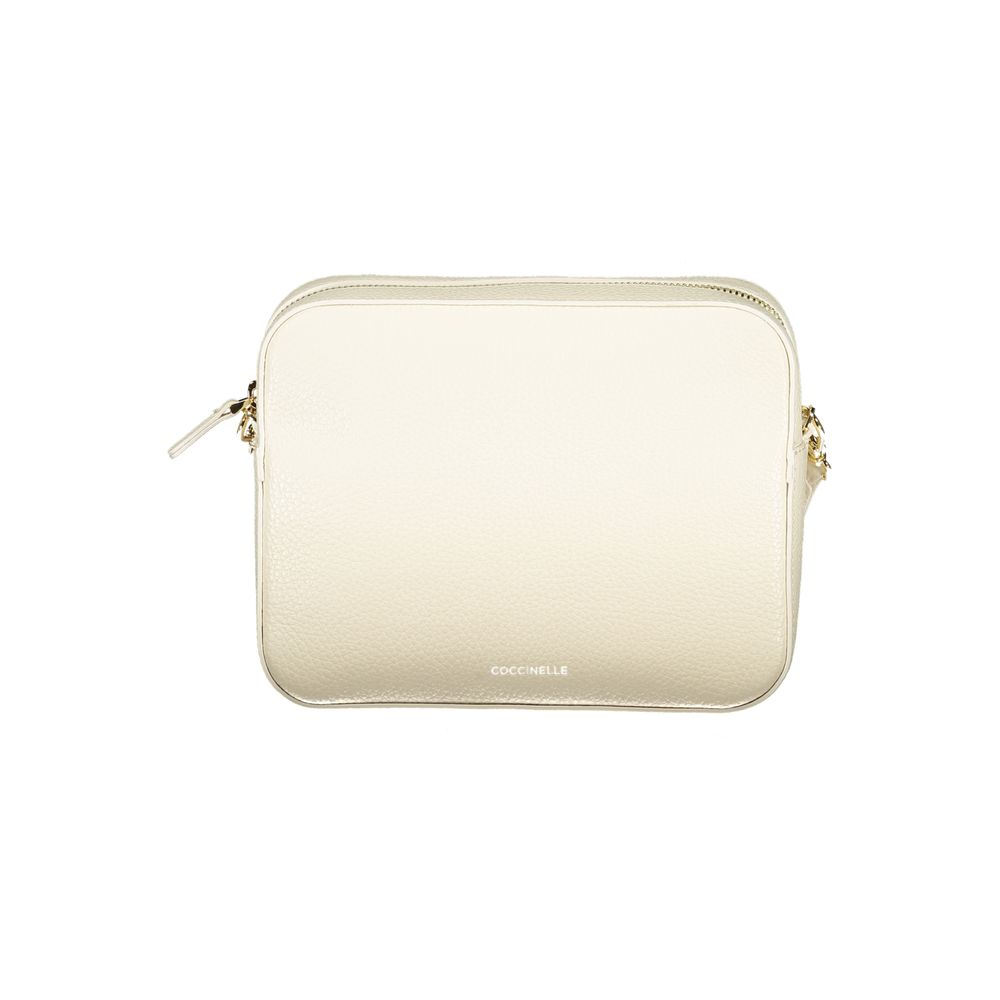 Coccinelle Bianco Leather Women Handbag