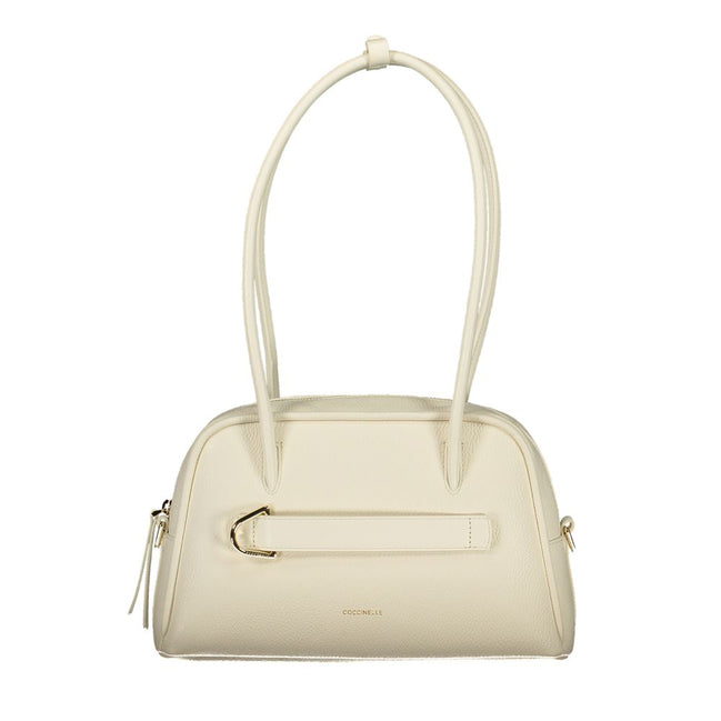Coccinelle White Leather Handbag