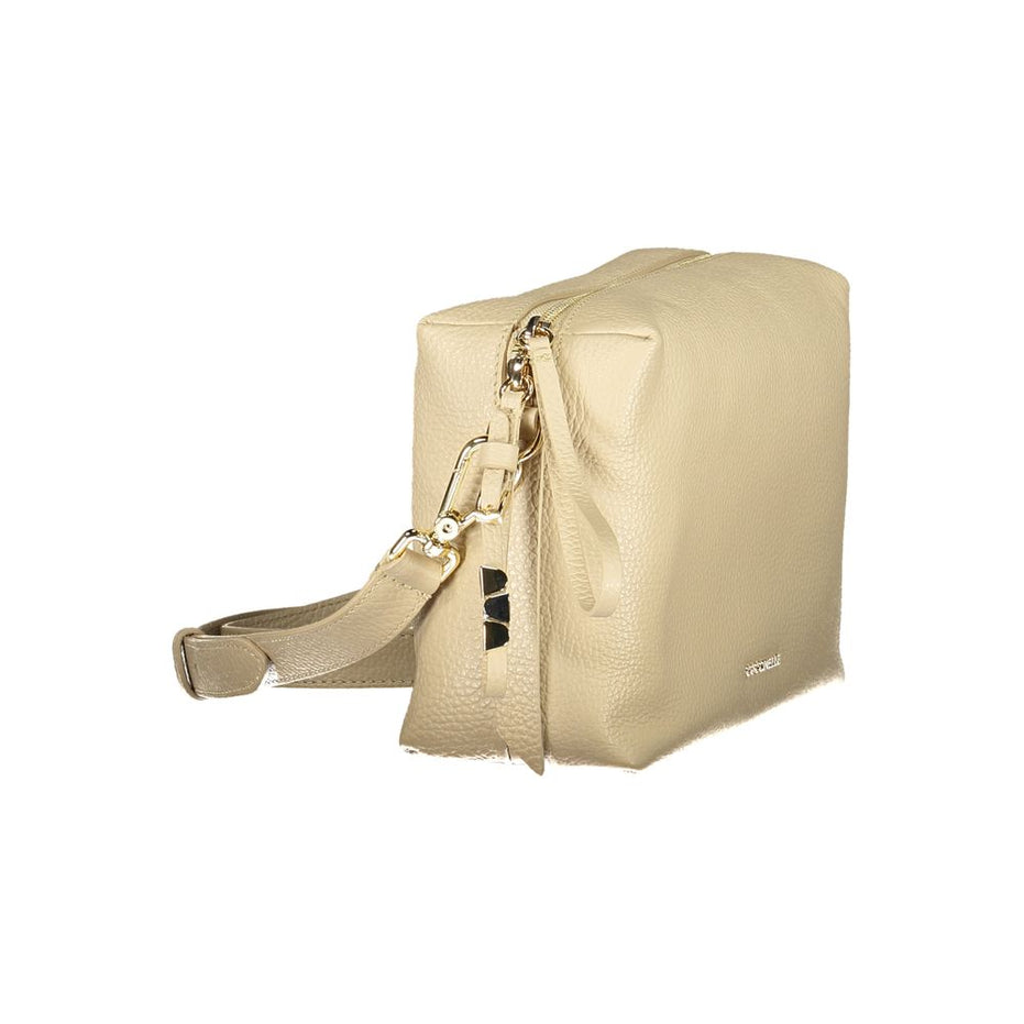 Coccinelle Beige Leather Woman Handbag