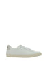 Veja White Calf Leather Bos Taurus Low Top Sneakers