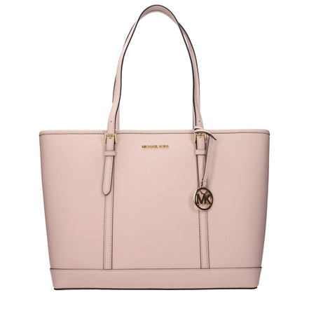 Τσάντα ώμου Michael Kors από ροζ δέρμα
