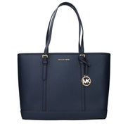 Τσάντα ώμου Michael Kors από μπλε δέρμα