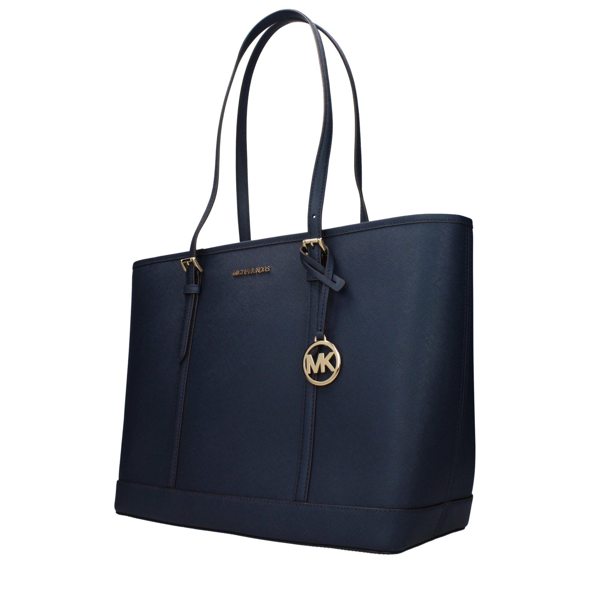 Τσάντα ώμου Michael Kors από μπλε δέρμα