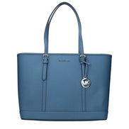 Τσάντα ώμου Michael Kors από μπλε δέρμα