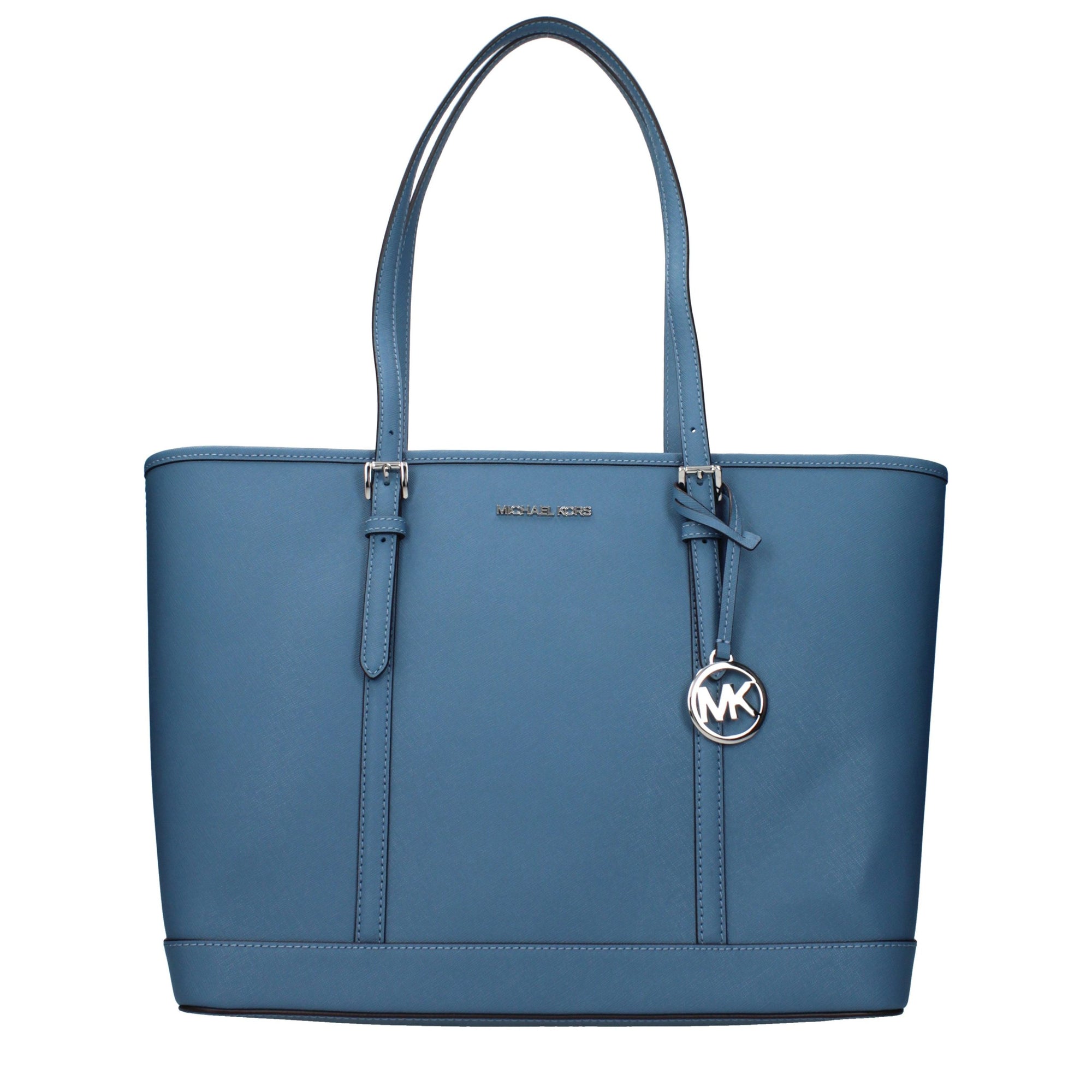 Τσάντα ώμου Michael Kors από μπλε δέρμα