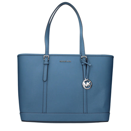 Τσάντα ώμου Michael Kors από μπλε δέρμα