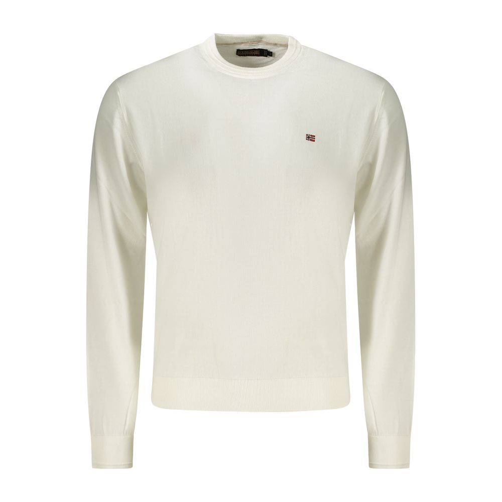 Napapijri White Cotton Men Shirt