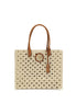 Versace Beige Cotton Shoulder Bag