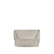Brunello Cucinelli Gray Calf Leather Bos Taurus Shoulder Bag