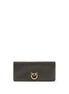 PINKO Bicolor Calf Leather Bos Taurus Clutch Bag