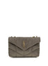 Saint Laurent Gray Lamb Ovis Aries Aries Shoulder Bag