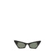 Alexander McQueen Black Plastic Sunglasses