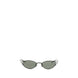 Alexander McQueen Black Metal Sunglasses