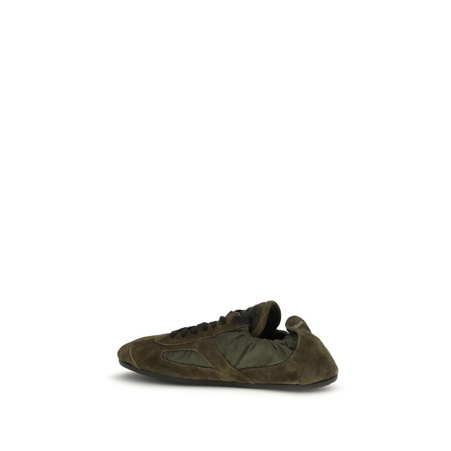 Proenza Schouler Bicolor Calf Leather Bos Taurus Low Top Sneakers