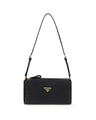 Prada Black Silk Shoulder Bag