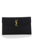 Saint Laurent Black Calf Leather Bos Taurus Wallet