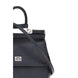 Dolce & Gabbana Black Calf Leather Bos Taurus Shoulder Bag