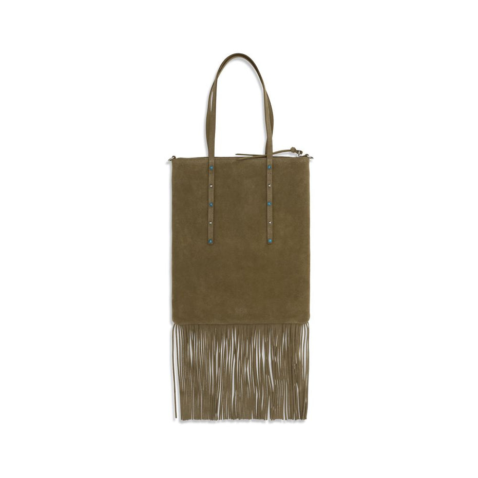 PINKO Bicolor Calf Leather Bos Taurus Shoulder Bag