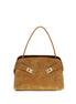 Ferragamo Beige Goatskin Shoulder Bag