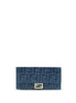 Fendi Blue Cotton Wallet