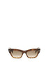 Alexander McQueen Brown Acetate Sunglasses