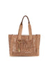 Chloé Beige Raffia Shoulder Bag