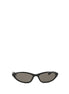 Balenciaga Black Acetate Sunglasses