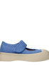 Marni Blue Fabric Low Top Sneakers