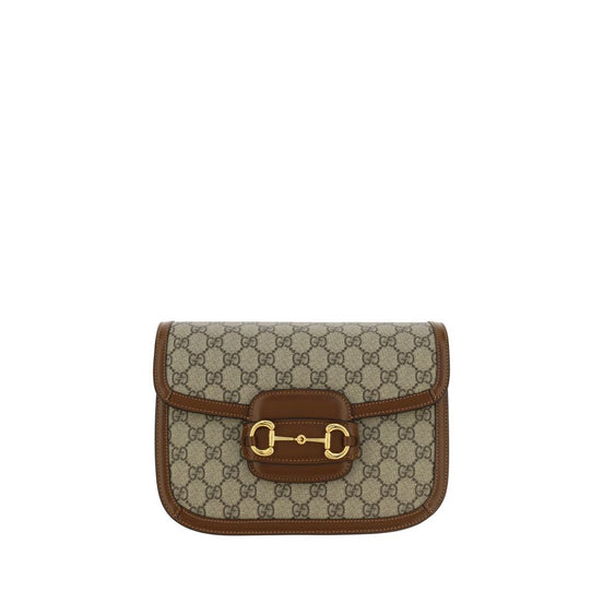 Τσάντα χειρός Gucci από μπεζ βαμβάκι  