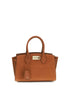 Ferragamo Brown Calf Leather Bos Taurus Handbag