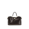 Dolce & Gabbana Brown Calf Leather Bos Taurus Shoulder Bag