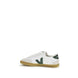 Veja White Calf Leather Bos Taurus Low Top Sneakers