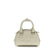 Τσάντα satchel Diesel 1DR Dome από μπεζ δέρμα