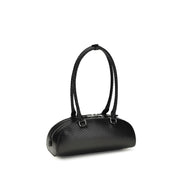 Diesel 1DR Dome Black Leather Shoulder Bag