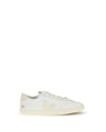 Veja White Calf Leather Bos Taurus Low Top Sneakers