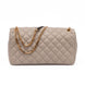 Versace Taupe Quilted Leather Shoulder Strap Bag