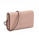 Τσάντα Ώμου Jimmy Choo Podwer Pink Avenue από Δέρμα