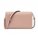 Τσάντα Ώμου Jimmy Choo Podwer Pink Avenue από Δέρμα