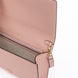Τσάντα Ώμου Jimmy Choo Podwer Pink Avenue από Δέρμα