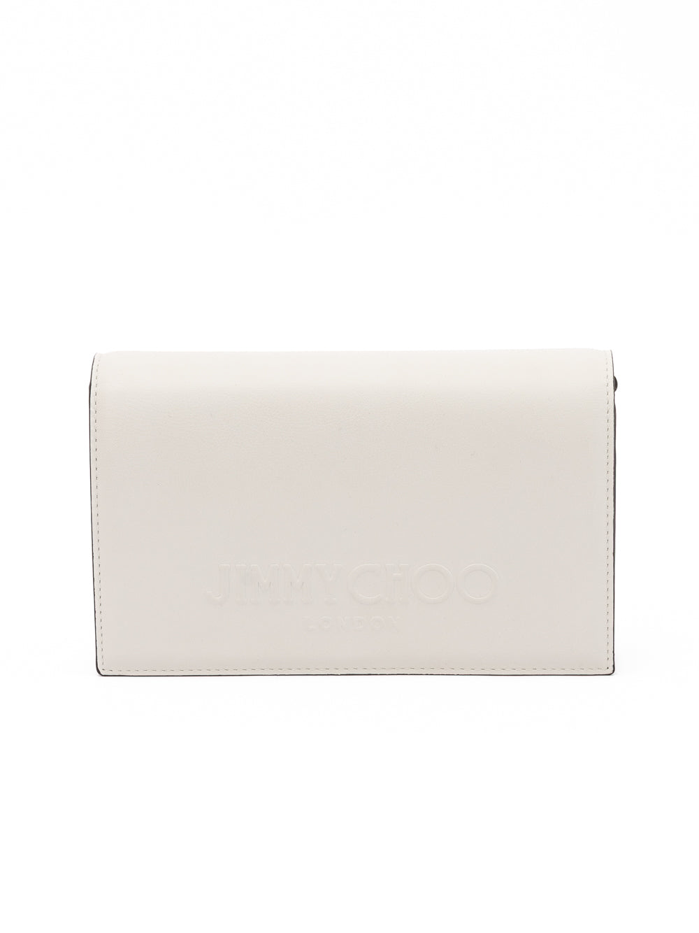 Τσάντα Ώμου Jimmy Choo White Avenue από Δέρμα